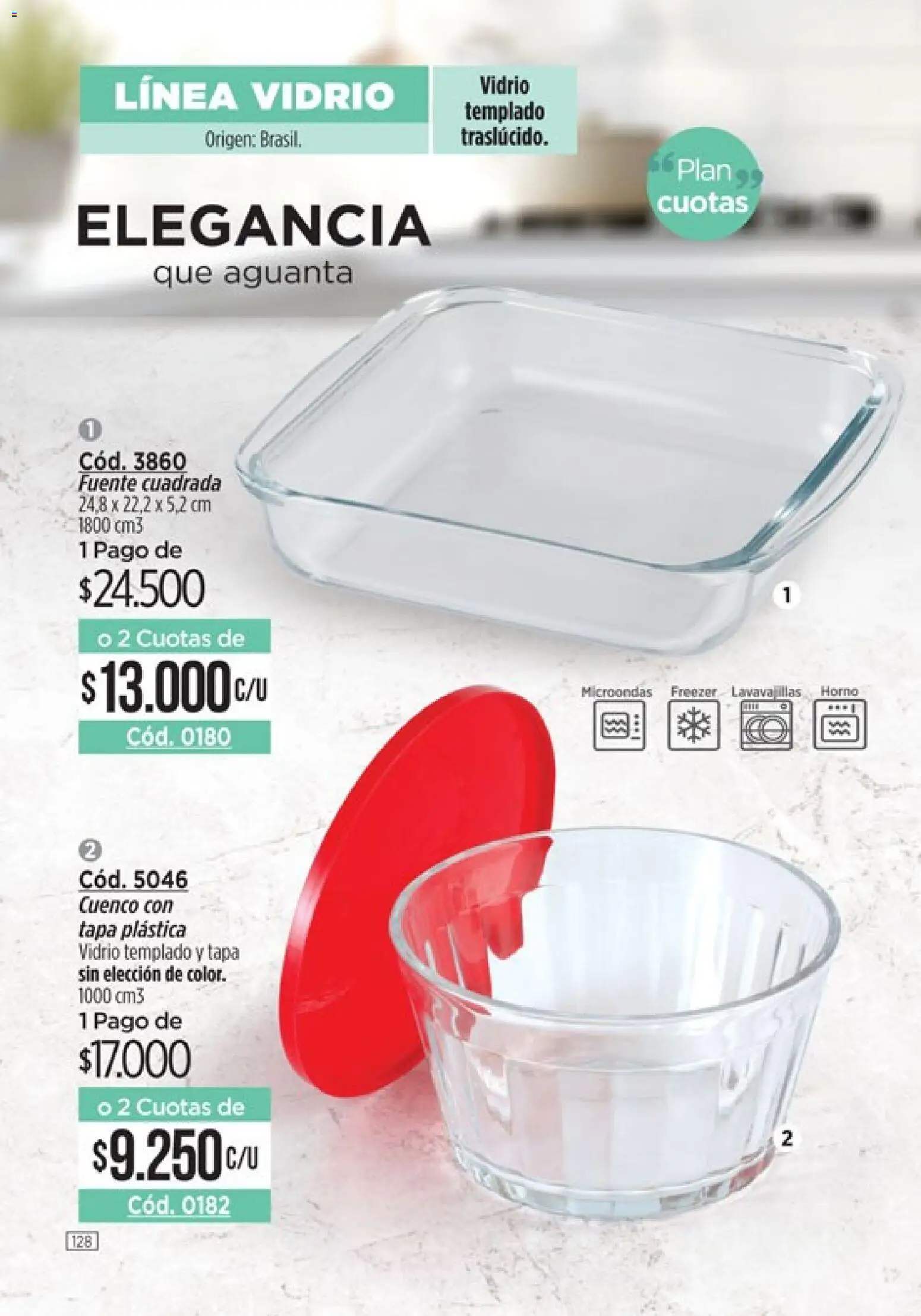 Catálogo Amodil Campaña 2 │ válido desde el 01.02.2026 | Página: 128 | Productos: Lavavajillas, Fuente, Microondas, Freezer