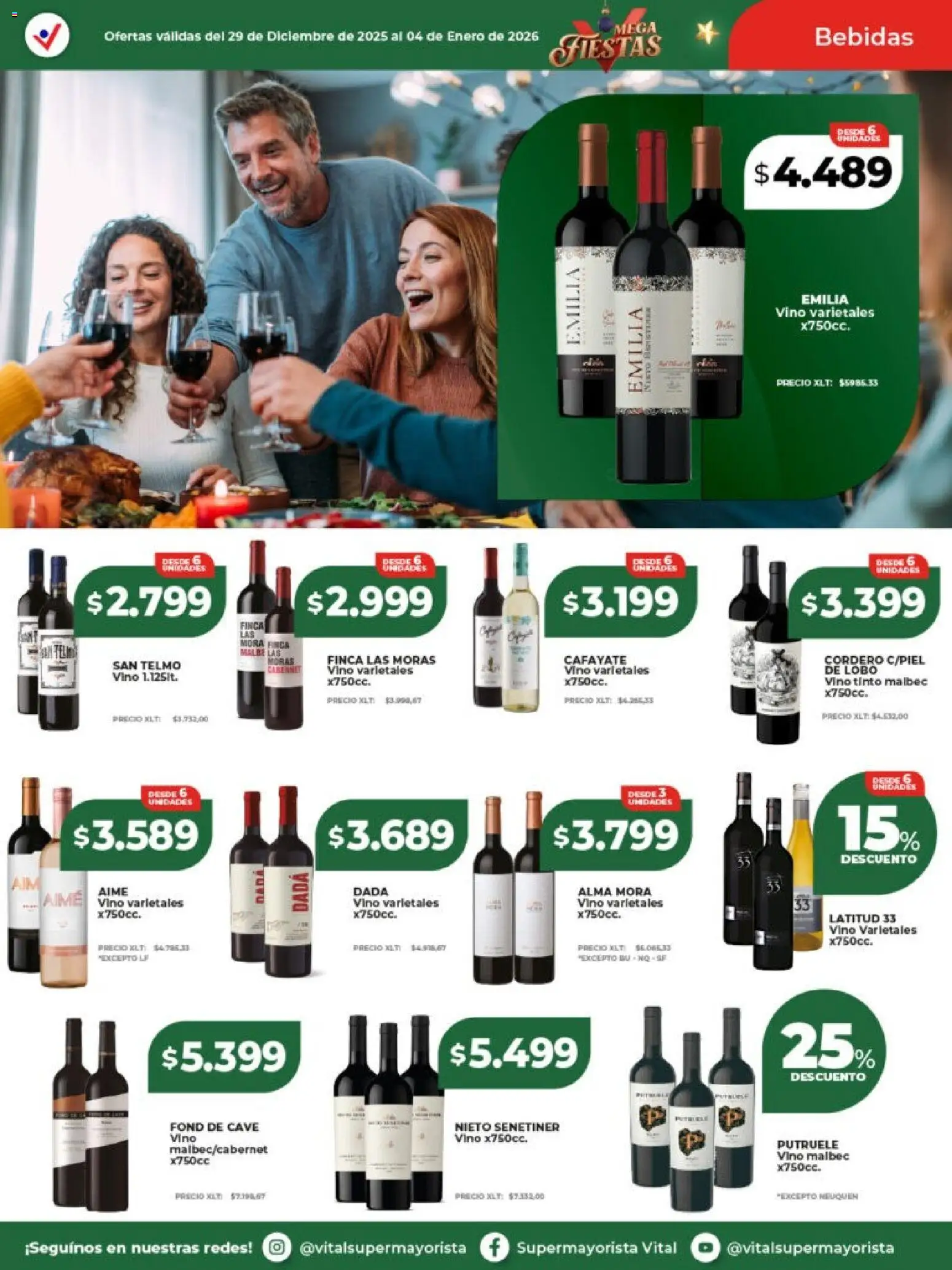 Vital - Ofertas - Laferrere  │ válido desde el 29.12.2025 | Página: 16 | Productos: Vino