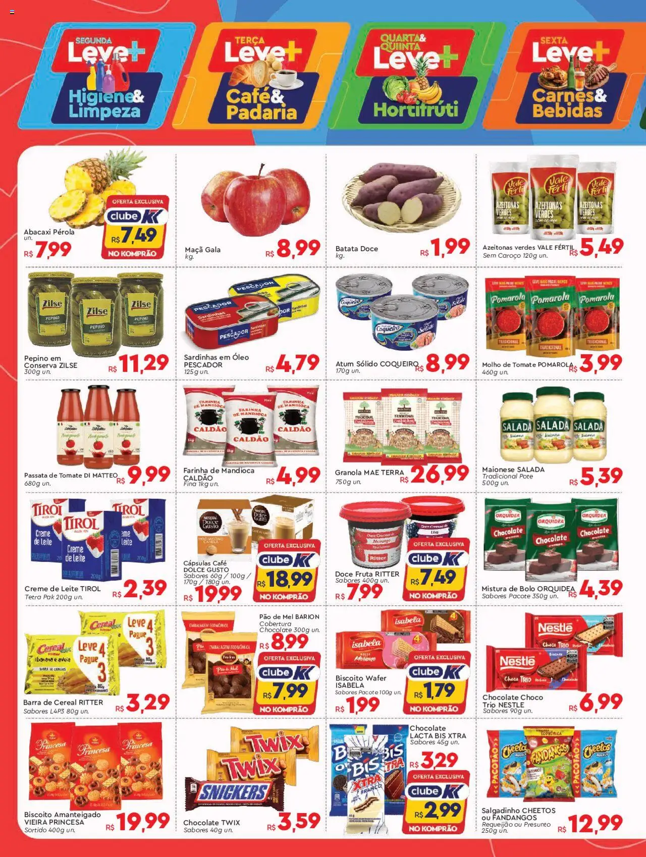 Komprao Atacadista Folheto - válido de 28.07.2025 | Página: 2 | Produtos: Farinha de trigo, Pizza, Massa, Frango