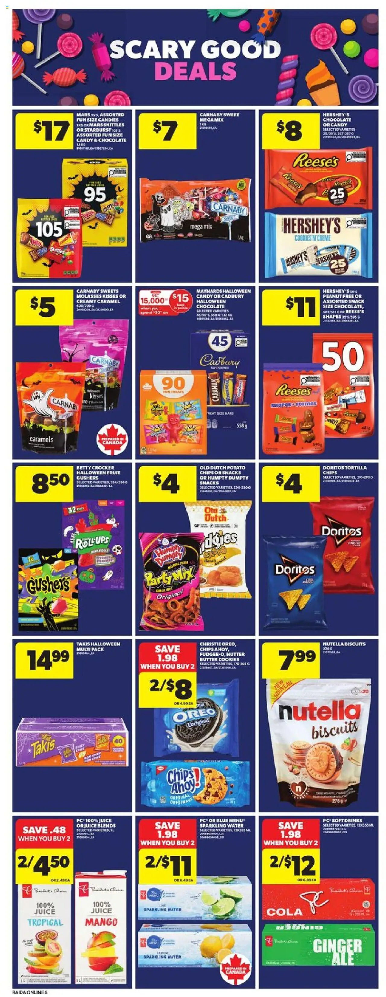 Atlantic Superstore flyer valid from 09.10.2025 | Page: 18 | Products: Cookies, PC, Butter, Chocolate
