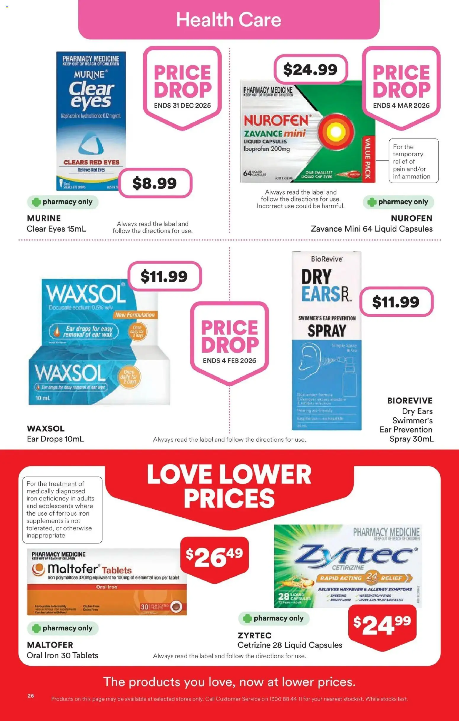 Priceline Pharmacy catalogue - valid from 25.12.2025 | Page: 26 | Products: Cap, Tablet, Treatment, Tablets