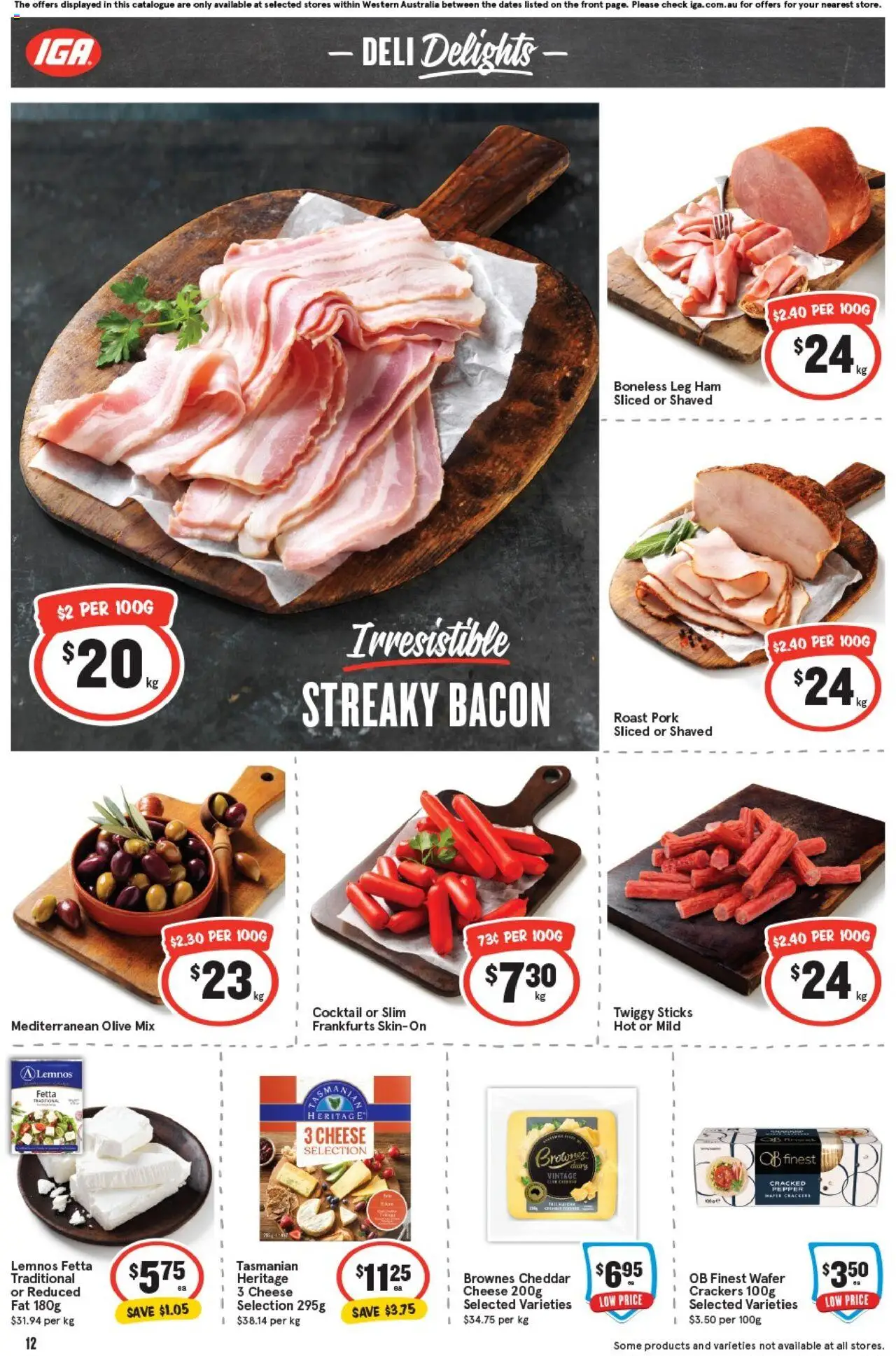 IGA catalogue - valid from 15.10.2025 | Page: 15 | Products: Bacon, Crackers, Pork, Pepper