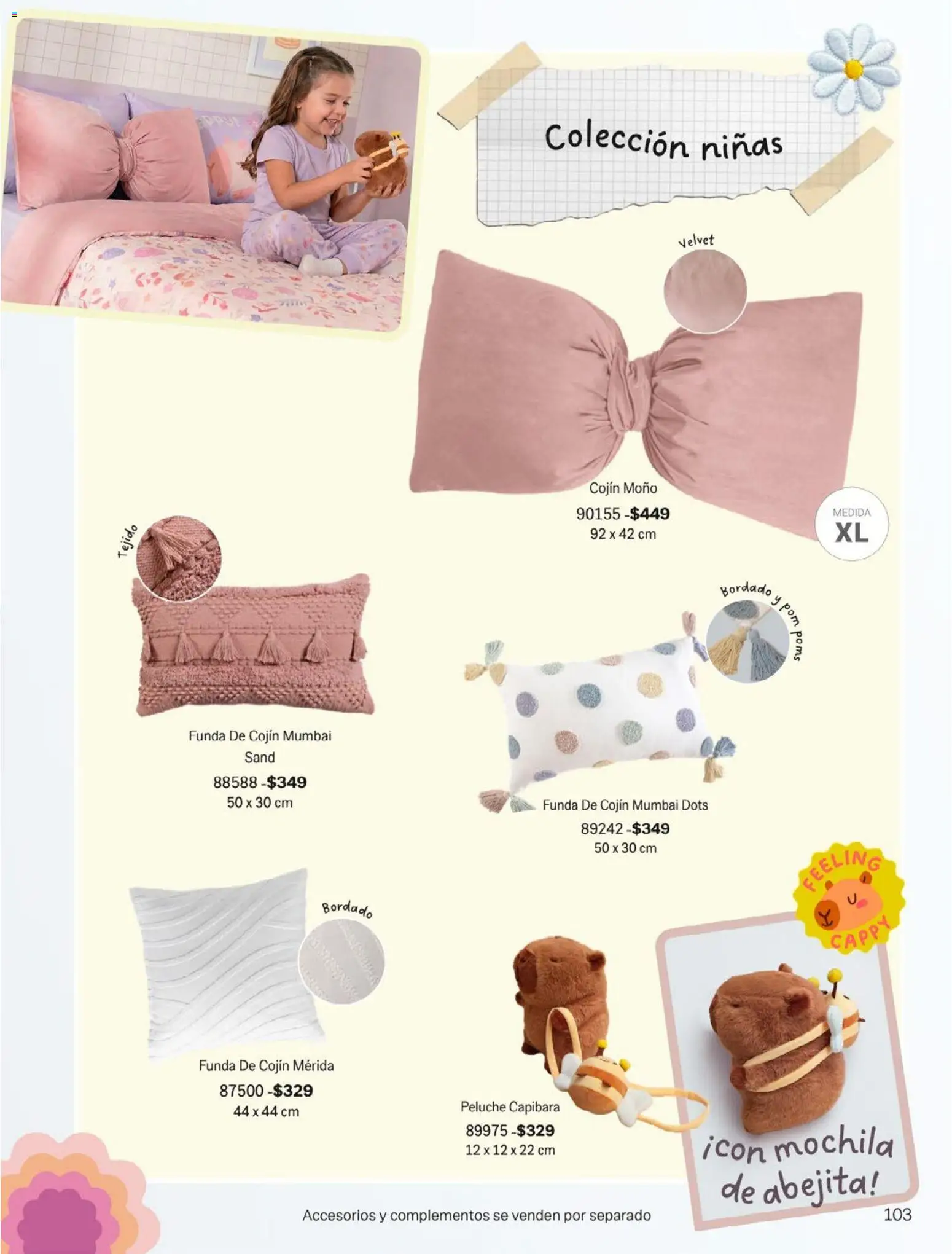 Nuevas ofertas de Vianney válidas en toda la República Mexicana desde el 23.01.2026. ¡Encuentra las mejores ofertas en Vianney catálogo Chavos! | Página: 105 | Productos: Mochila, Funda, Moño