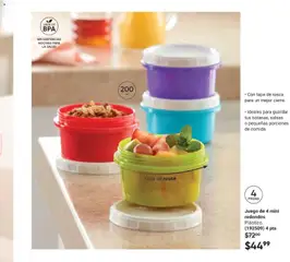 Vista previa de Juego de 4 mini redondos, Plástico. (192509) 4 pts, nuevo folleto de la tienda, válido en México a partir del 07.11.2025 | Página: 57