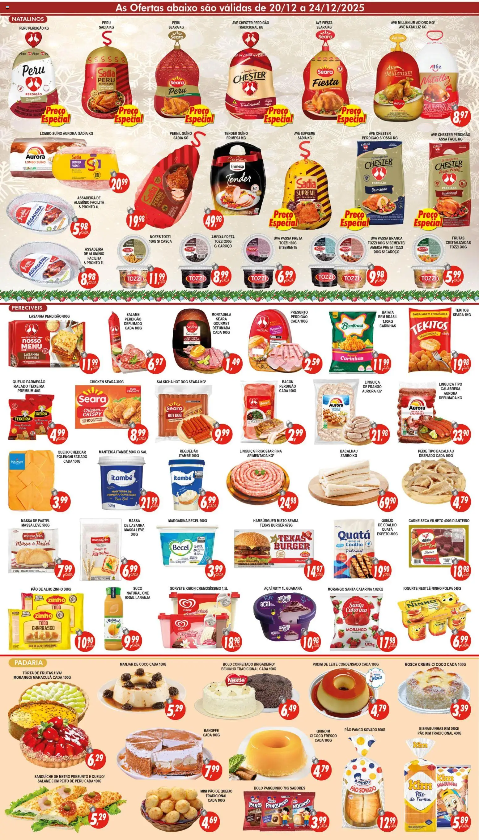 Kaçula Folheto - válido de 20.12.2025 | Página: 2 | Produtos: Pernil, Suco, Peito de peru, Leite condensado