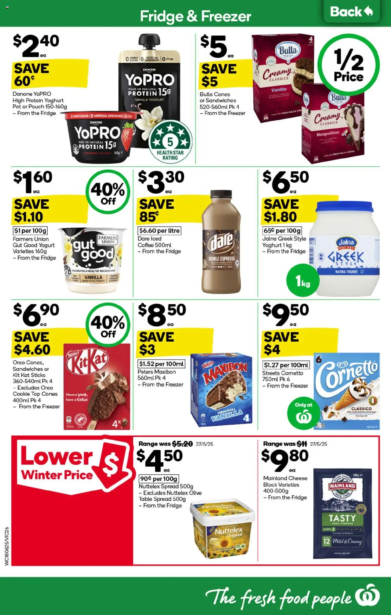 Woolworths catalogue - valid from 18.06.2025 | Page: 26 | Products: Table, Yoghurt, Coffee, Sugar