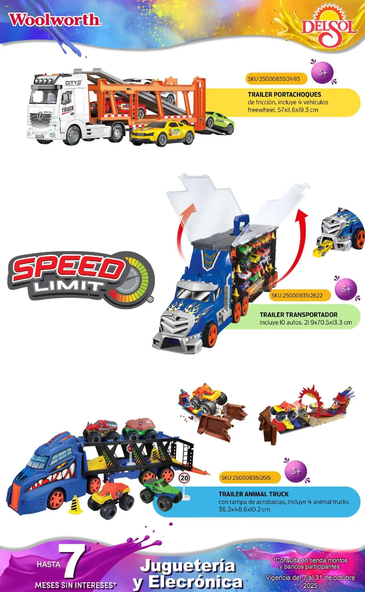 Nuevas ofertas de Del Sol y Woolworth válidas en toda la República Mexicana desde el 07.10.2025. ¡Encuentra las mejores ofertas en Del Sol y Woolworth - Catálogo Castillo Del Juguete! | Página: 174