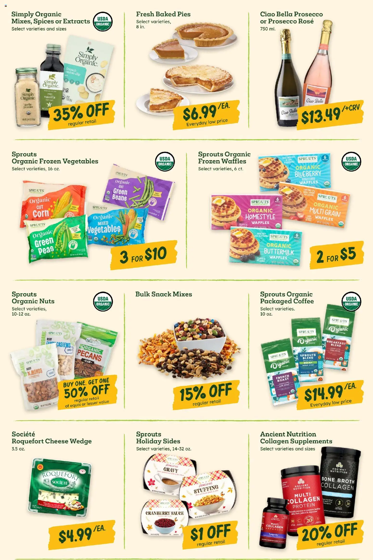 Sprouts Weekly Ad - valid from 17.12.2025 | Page: 5 | Products: Corn, Powder, Spices, Vegetables