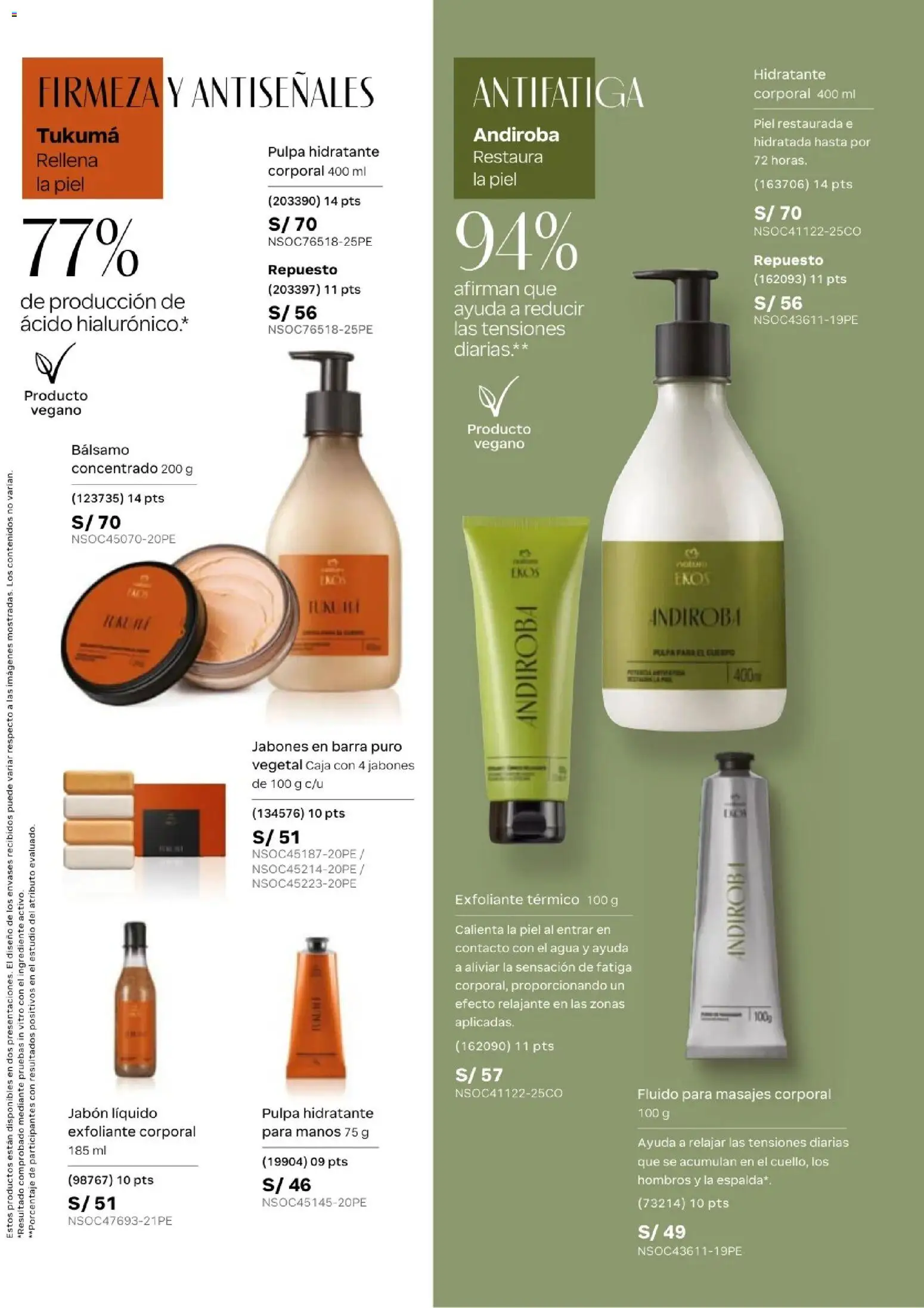 Catálogo Natura válido desde 31.03.2026 | Página: 124 | Productos: Exfoliante, Jabón, Caja