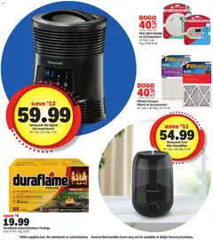 Preview of Meijer weekly ads valid from 26.12.2025 | Page: 2 | Products: Alarm, Humidifier