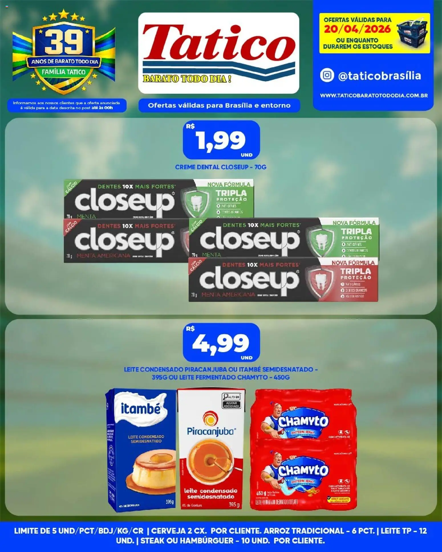 Tatico Folheto - válido de 21.04.2026 | Página: 24 | Produtos: Leite, Cerveja, Cálcio, Leite fermentado