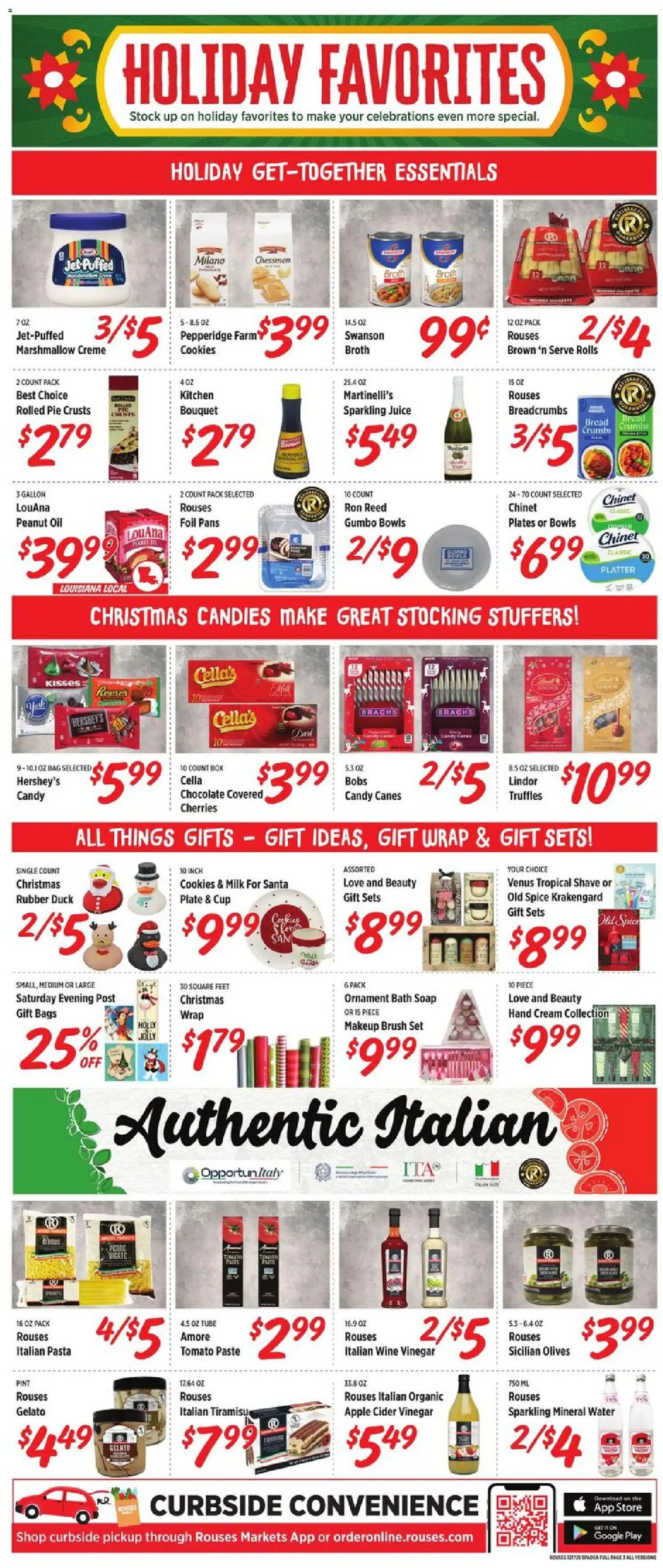 Rouses Weekly Ad - LA - valid from 17.12.2025 | Page: 4 | Products: Soap, Cream, Cookies, Water