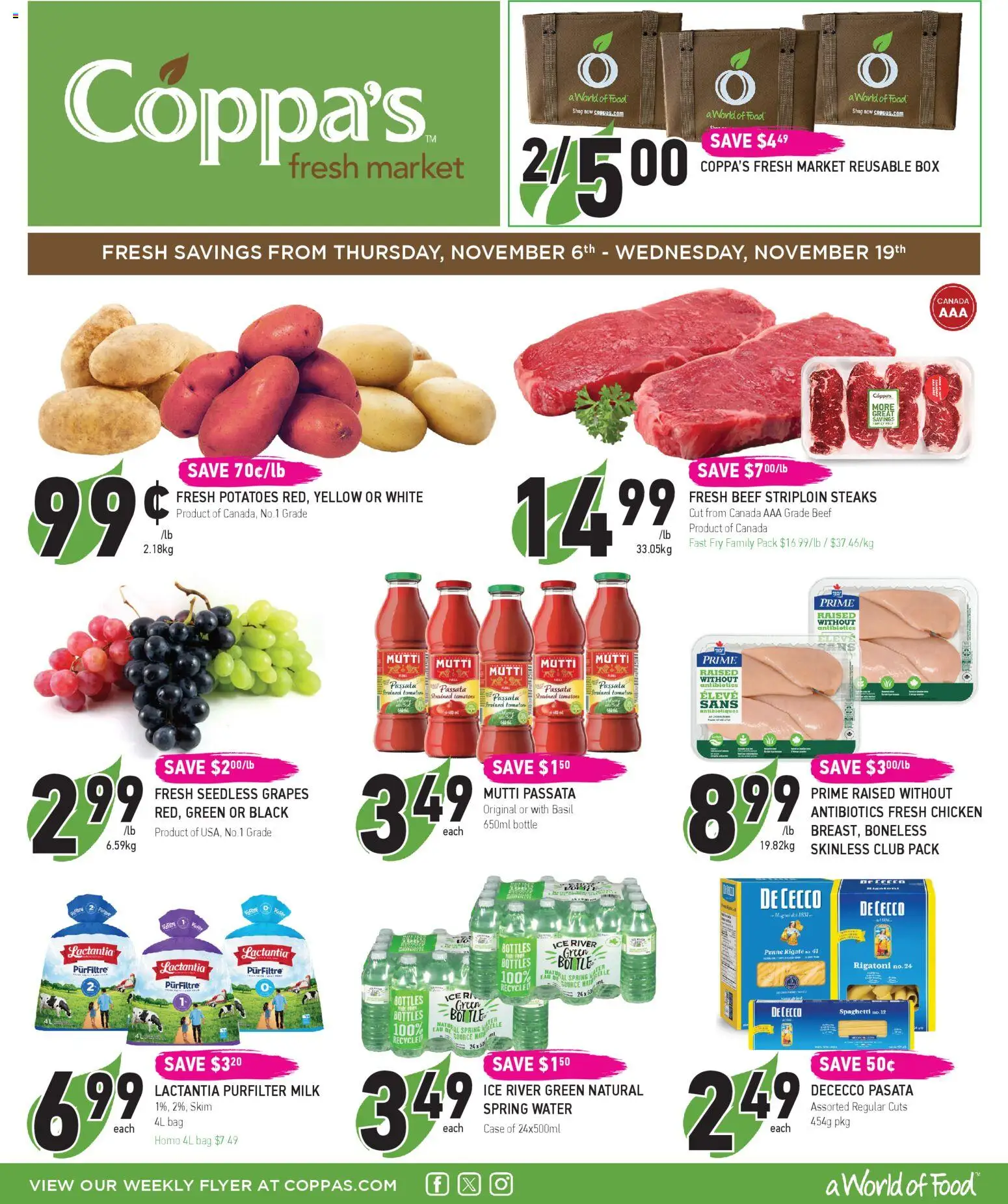 Coppas Fresh Market flyer valid from 06.11.2025 | Page: 1