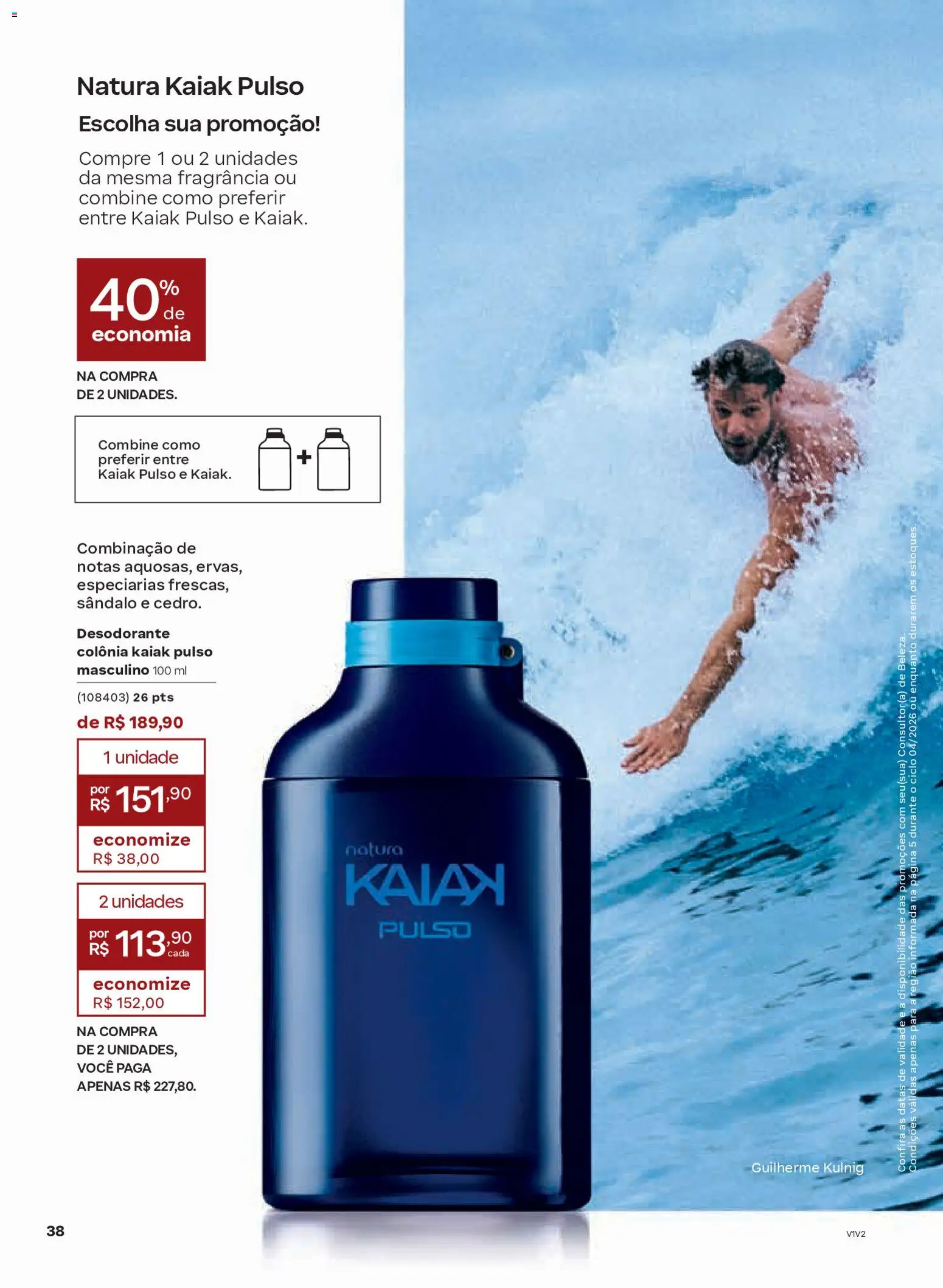 Natura Folheto - válido de 19.02.2026 | Página: 38 | Produtos: Fragrância, Desodorante