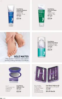 Preview of Foot Works Intensive Moisture Foot Cream, Suitable for diabetics. 75 ml from shop Avon valid from 06.11.2025 | Page: 156