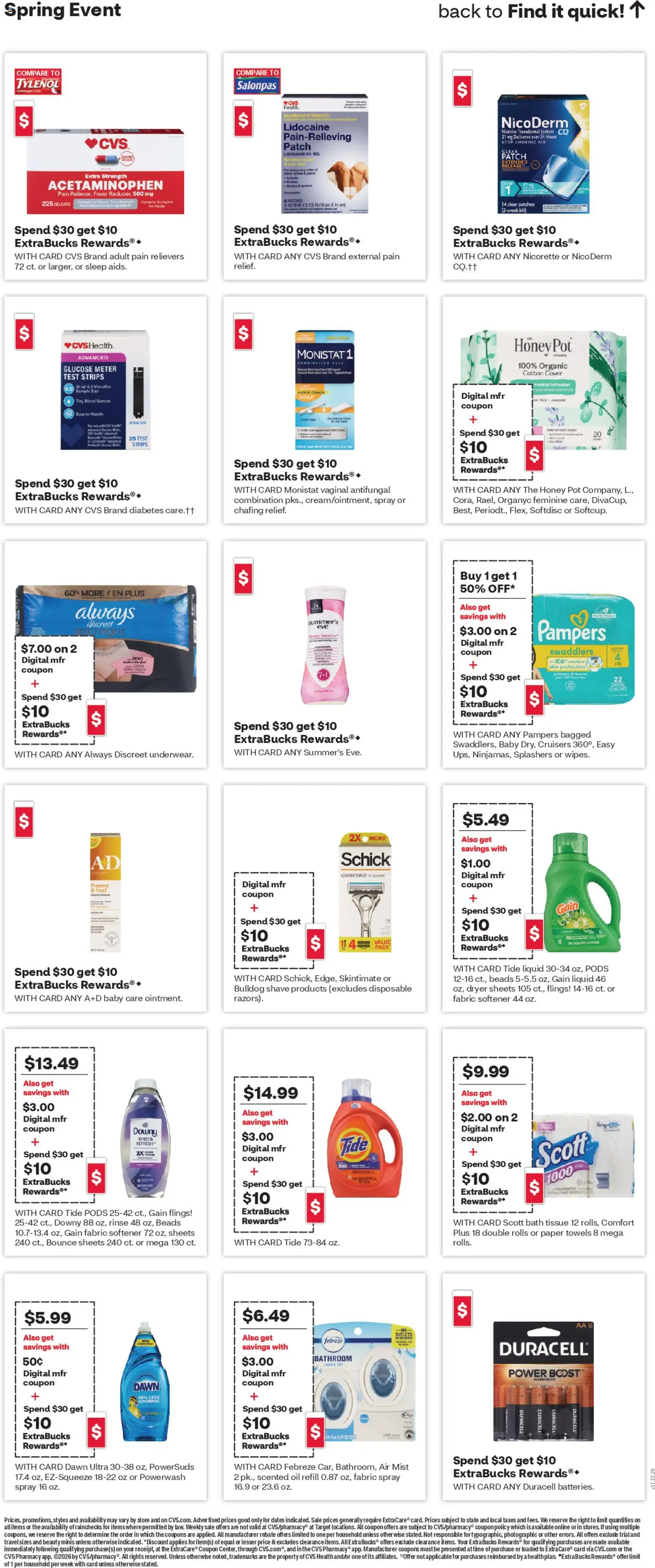 CVS Pharmacy Weekly Ad - valid from 19.04.2026 | Page: 21 | Products: Glucose, Bath, Oil, Dryer