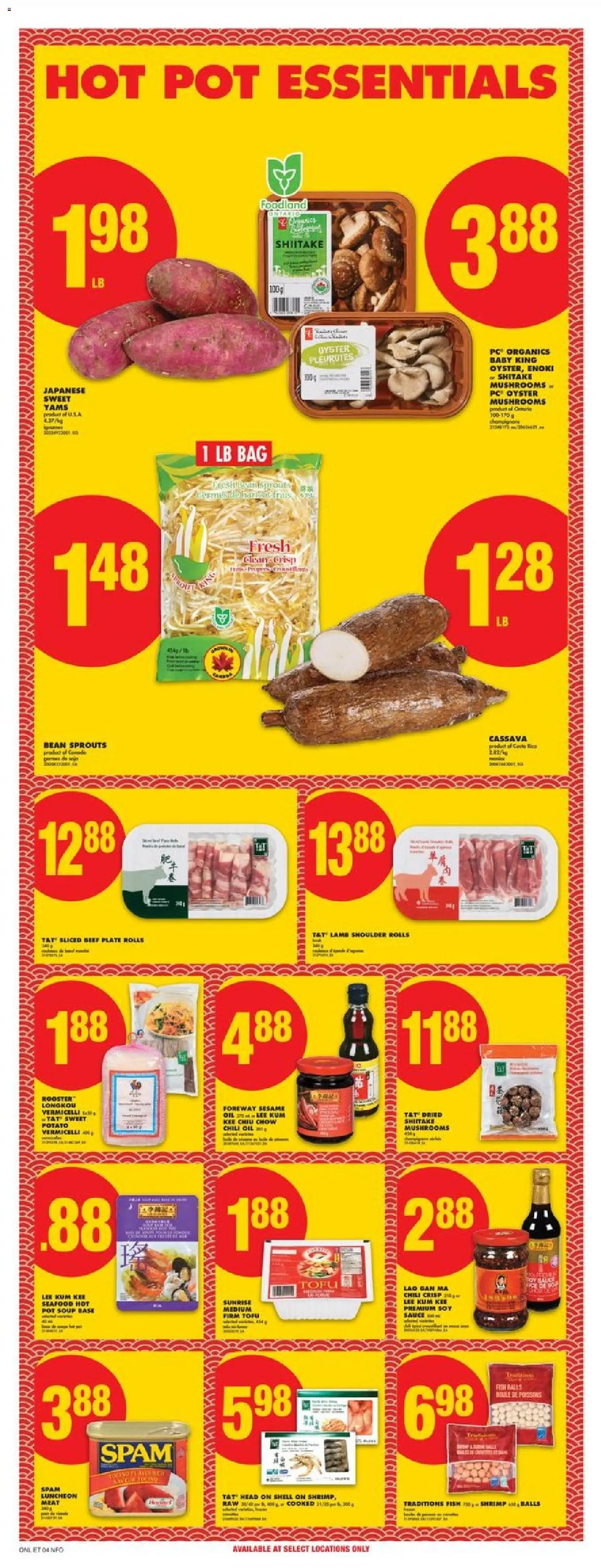 No Frills flyer valid from 29.01.2026 | Page: 20 | Products: Fish, PC, Bag, Oil