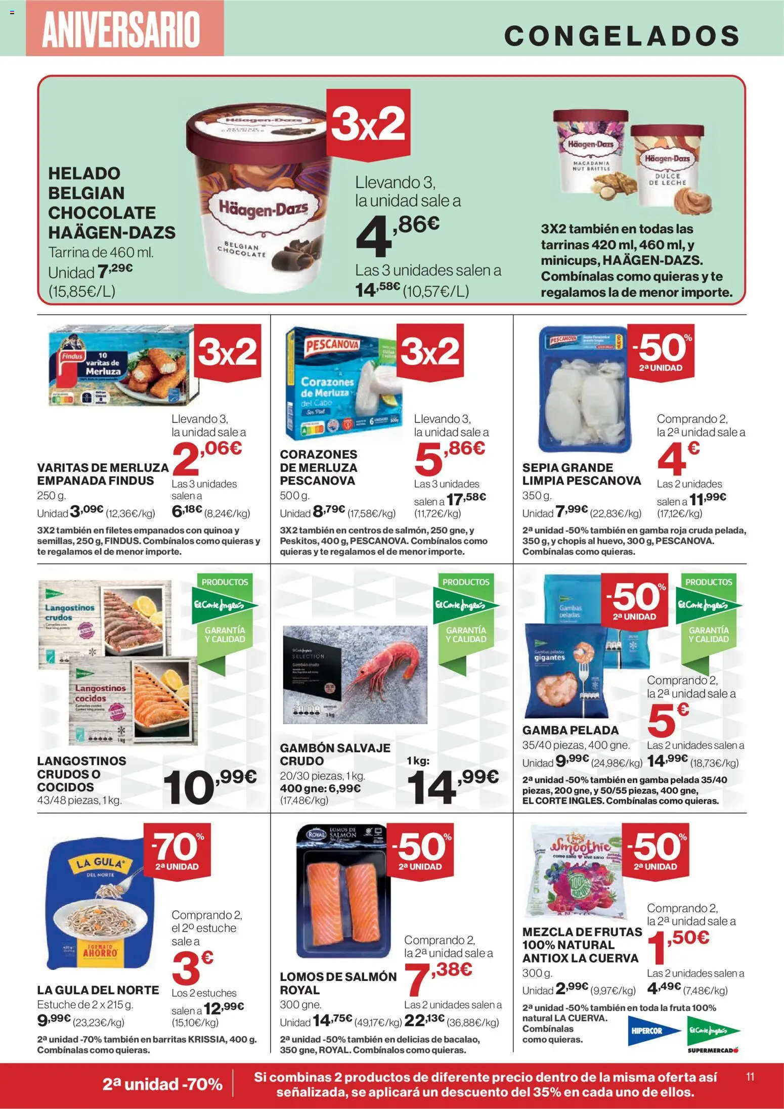 Nuevas ofertas de El Corte Inglés válidas en toda la República Mexicana desde el 23.10.2025. ¡Encuentra las mejores ofertas en El Corte - Catálogo Que necesitas hoy! | Página: 15 | Productos: Huevo, Leche, Chocolate, Helado