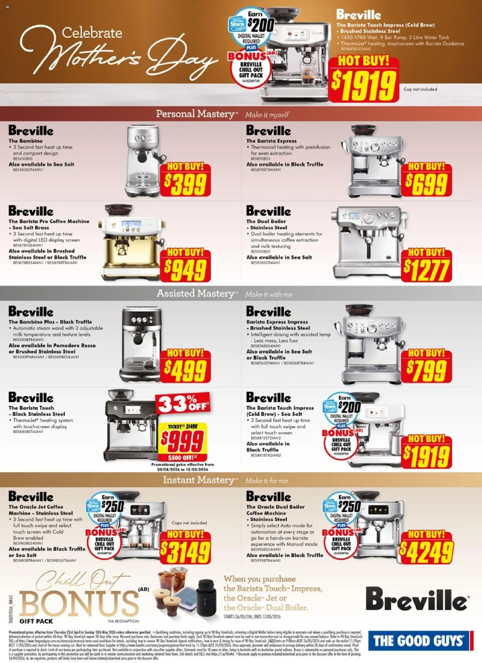 The Good Guys catalogue - valid from 22.04.2026 | Page: 3 | Products: Fur, Water, Salt, Screen