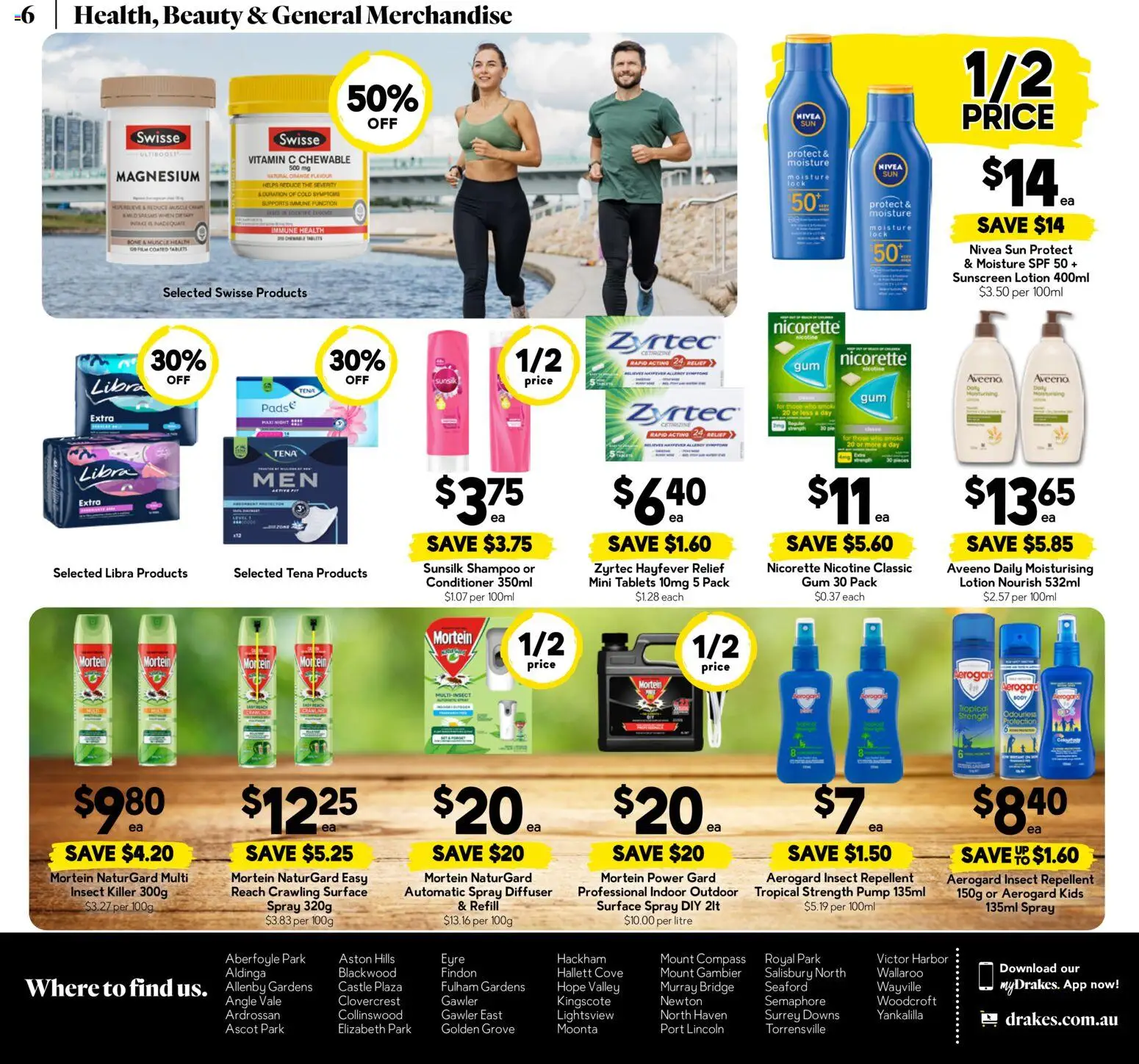 Drakes catalogue - valid from 31.12.2025 | Page: 6 | Products: Shampoo, Conditioner, Lotion, Tablets