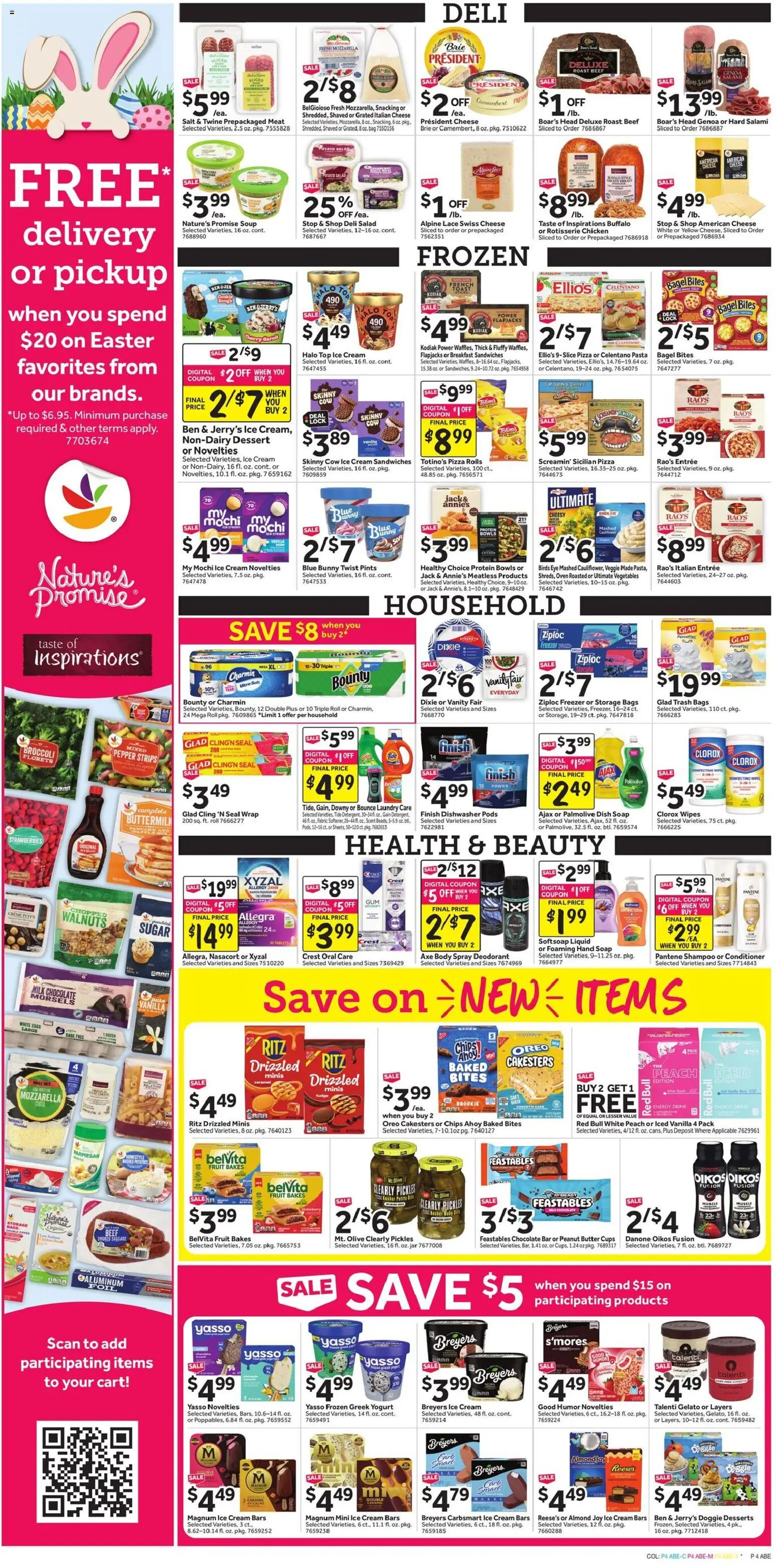 Stop & Shop Weekly Circular - CT - valid from 03.04.2026 | Page: 6 | Products: Pizza, Soap, Salt, Dishwasher