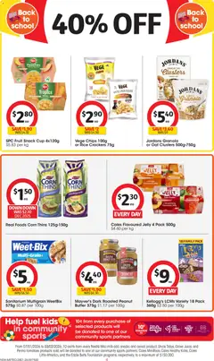 Preview of Coles  Catalogue  - valid from 28.01.2026 | Page: 4 | Products: Juice, Cereal, Chips, Fruits