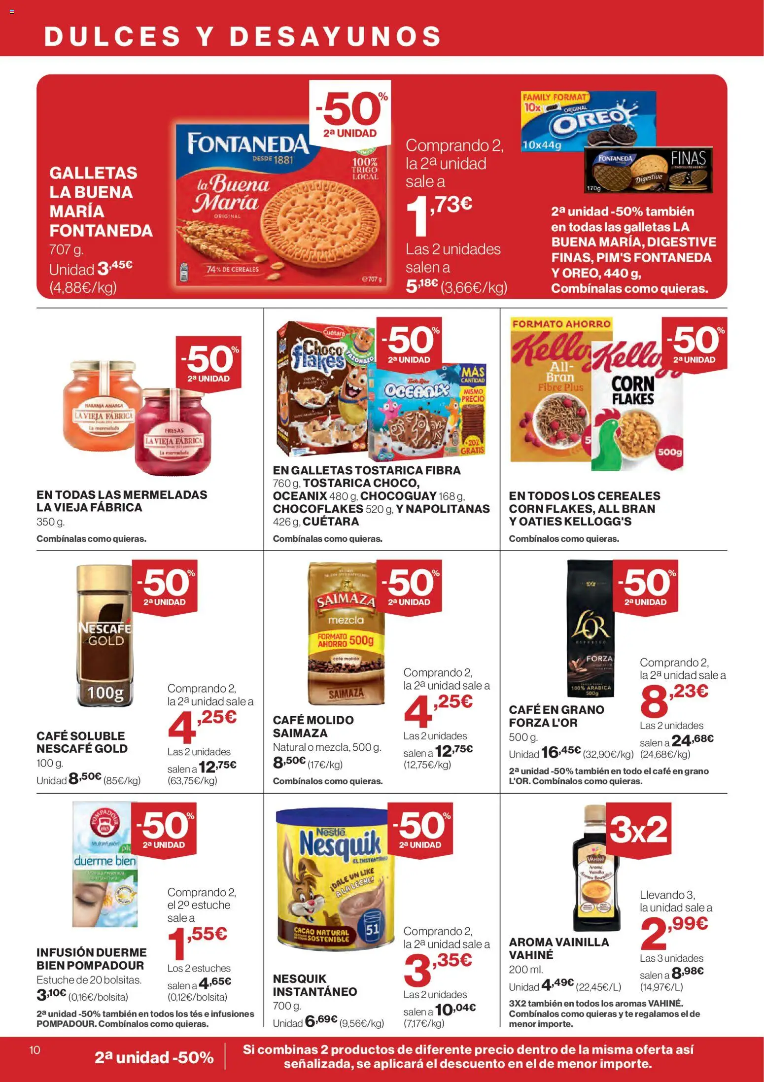Nuevas ofertas de El Corte Inglés válidas en toda la República Mexicana desde el 12.02.2026. ¡Encuentra las mejores ofertas en El Corte Inglés catálogo! | Página: 10 | Productos: Leche, Fresas, Cacao, Té