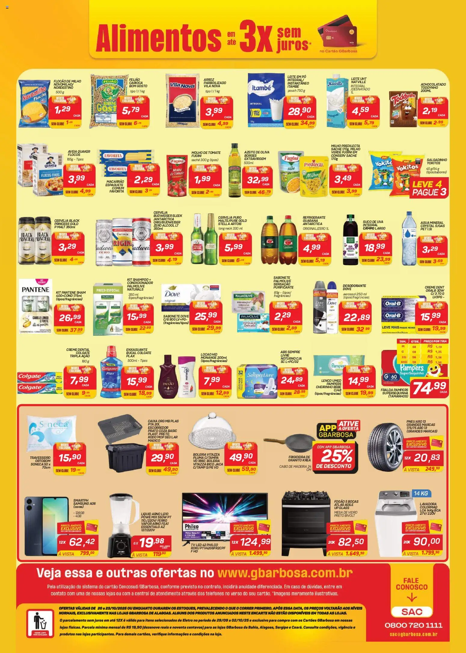 Gbarbosa Folheto - válido de 20.10.2025 | Página: 2 | Produtos: Mop, Feijão, Molho de tomate, Refrigerante