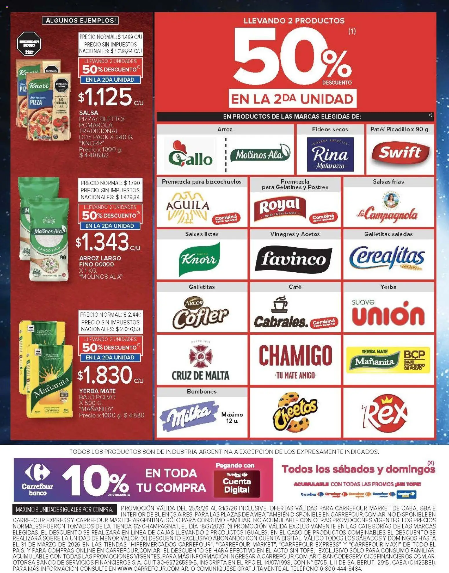 Carrefour ofertas │ válido desde el 25.03.2026 | Página: 43 | Productos: Caso, Mesa, Polvo, Café