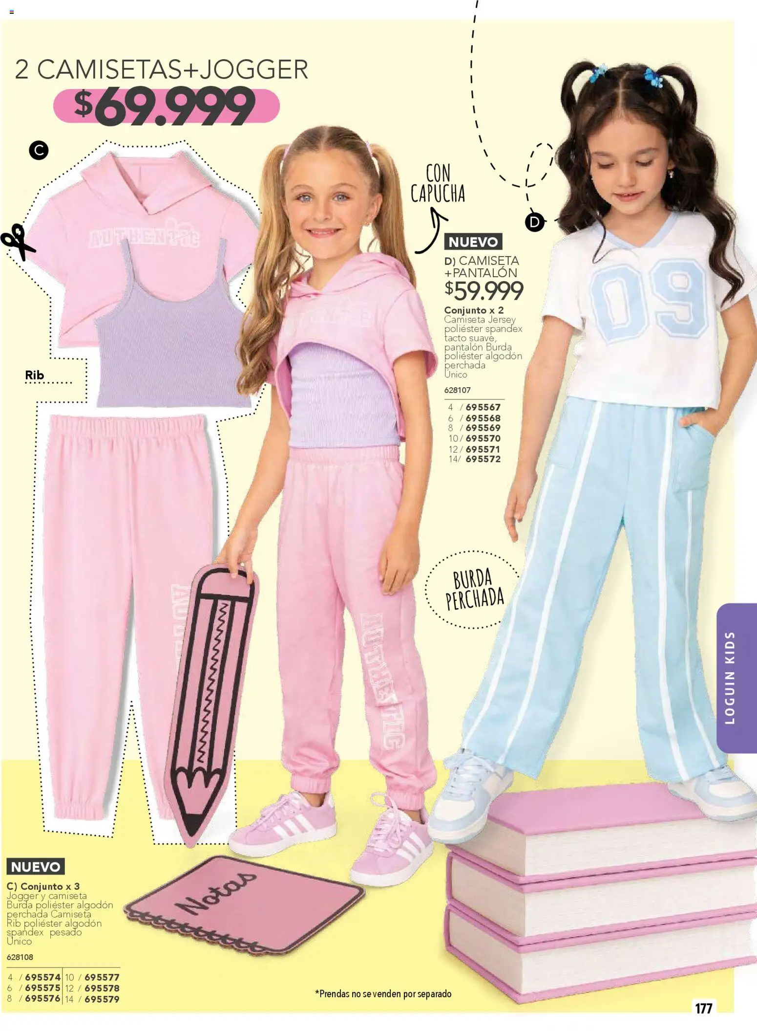 Pacifika revista - valida desde el 01.02.2026 | Página: 177 | Productos: Algodón, Camiseta, Conjunto