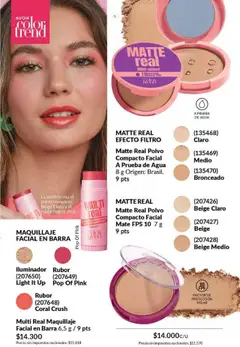 Vista previa Catálogo AVON Campaña 11/2025 válido desde el 23.09.2025 | Página: 41 | Productos: Maquillaje, Iluminador, Rubor, Polvo