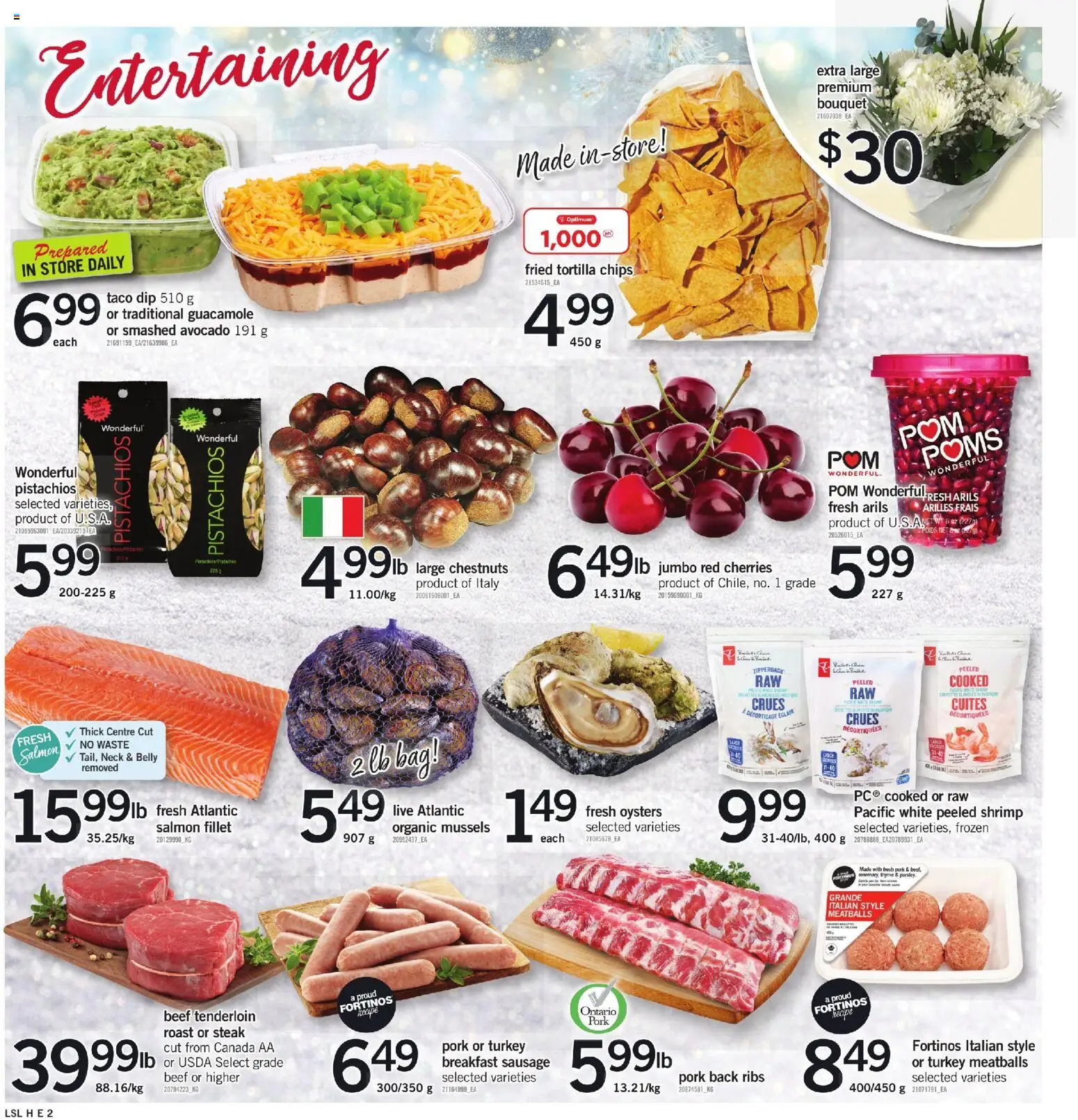 Loblaws flyer valid from 25.12.2025 | Page: 3 | Products: Chips, Turkey, Bag, Pork