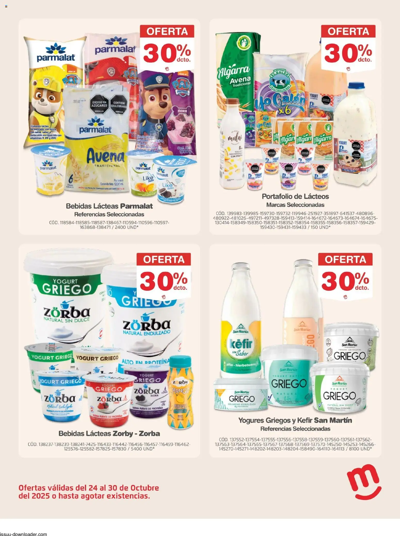Makro revista - valida desde el 24.10.2025 | Página: 10 | Productos: Piña, Avena, Mora, Yogurt