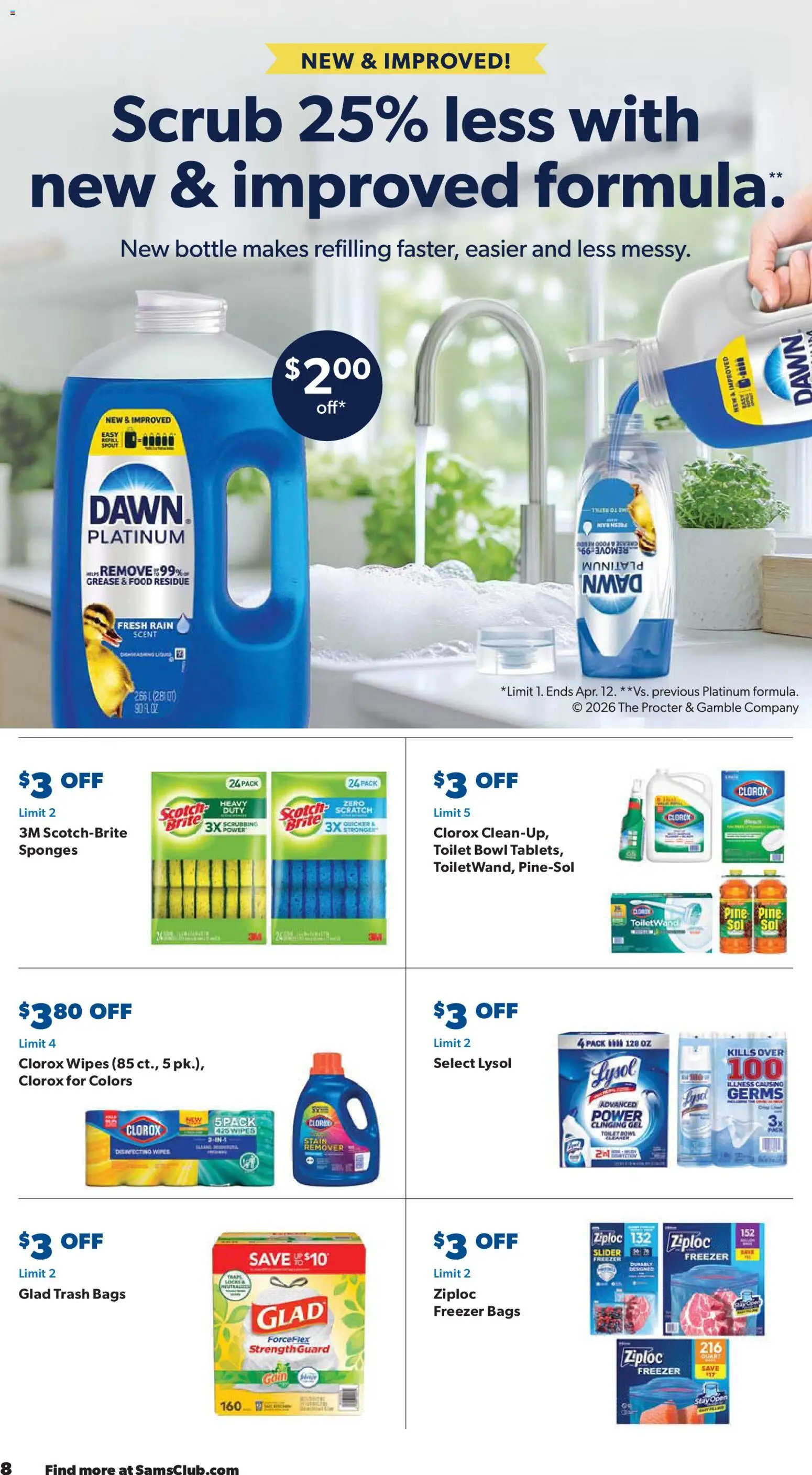 Sam's Club Instant Savings Book March - valid from 18.03.2026 | Page: 8 | Products: Freezer