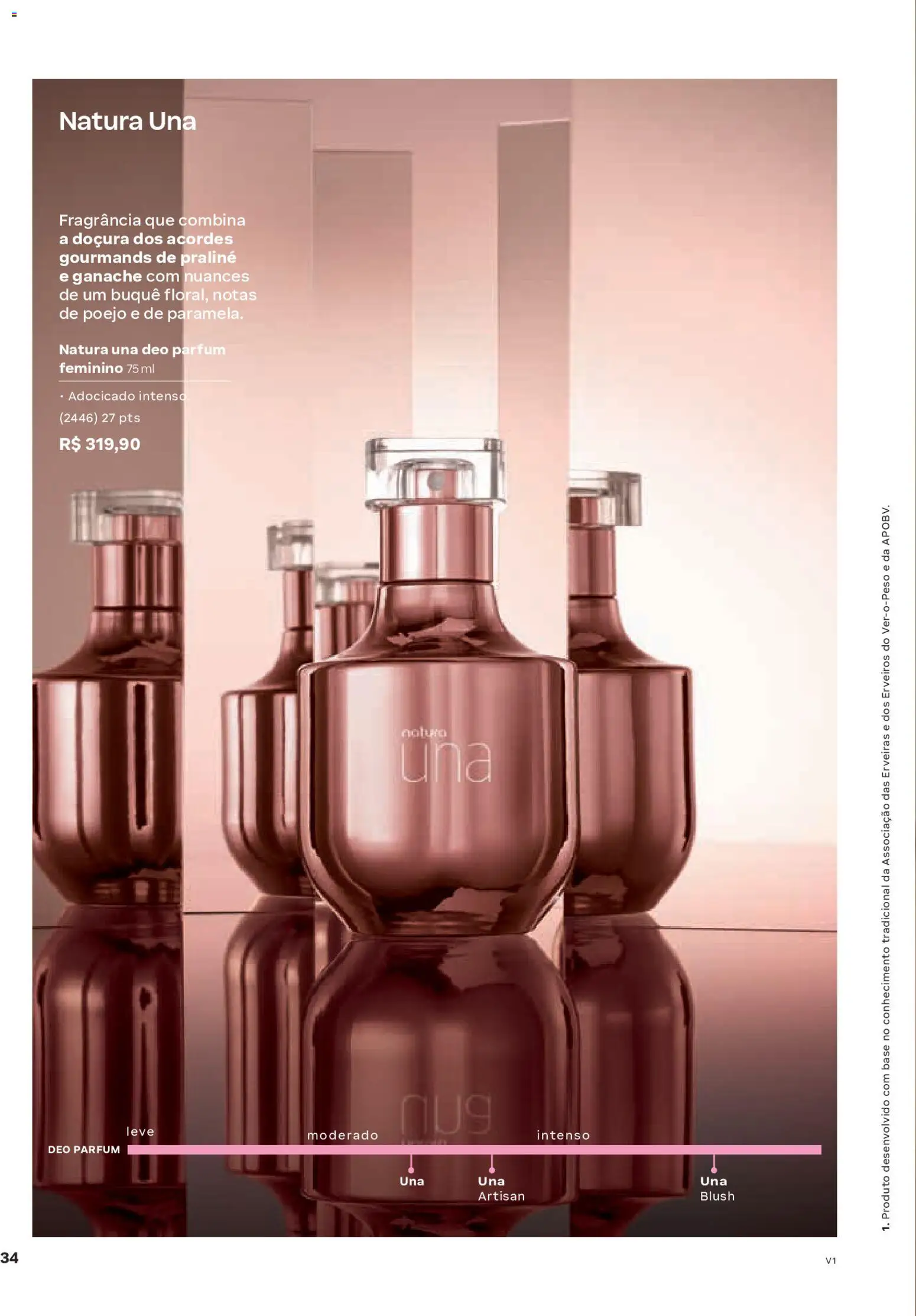 Natura Folheto - válido de 26.12.2025 | Página: 34 | Produtos: Fragrância, Blush, Base
