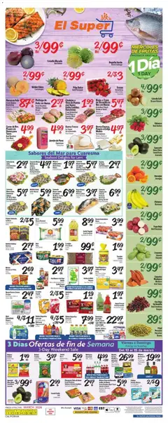 Preview of El Super weekly ads valid from 11.03.2026