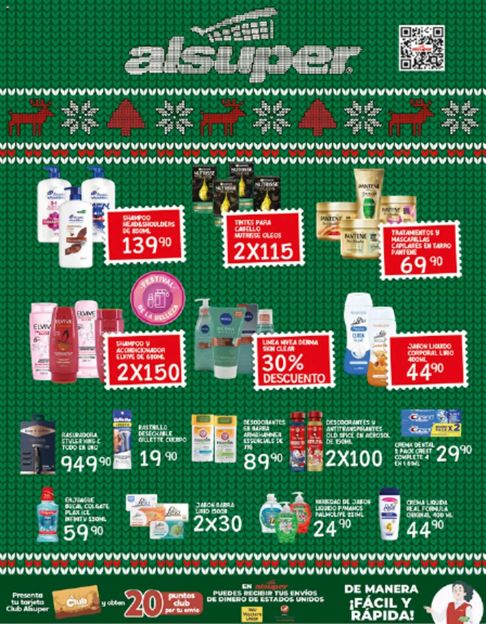 Nuevas ofertas de Alsuper válidas en toda la República Mexicana desde el 12.12.2025. ¡Encuentra las mejores ofertas en Alsuper folleto Durango! | Página: 8 | Productos: Jabón líquido, Rasuradora, Acondicionador, Jabón