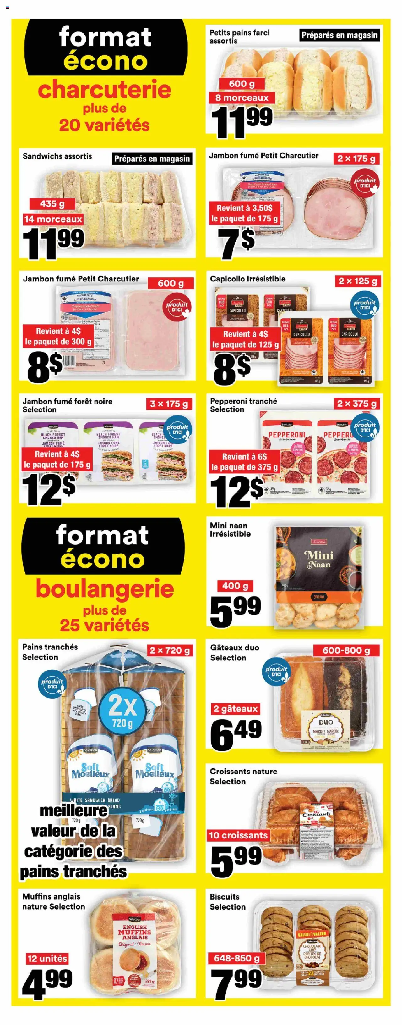Super C flyer valid from 07.08.2025 | Page: 5 | Products: Bread, Chocolate, Ham