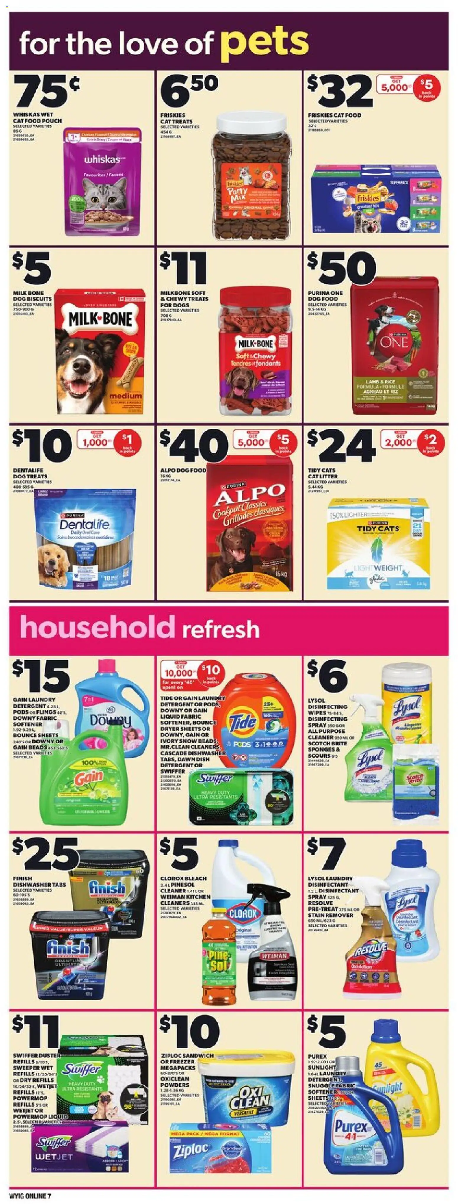 Independent Grocer flyer valid from 13.11.2025 | Page: 16 | Products: Dryer, Stain remover, Detergent, Milk