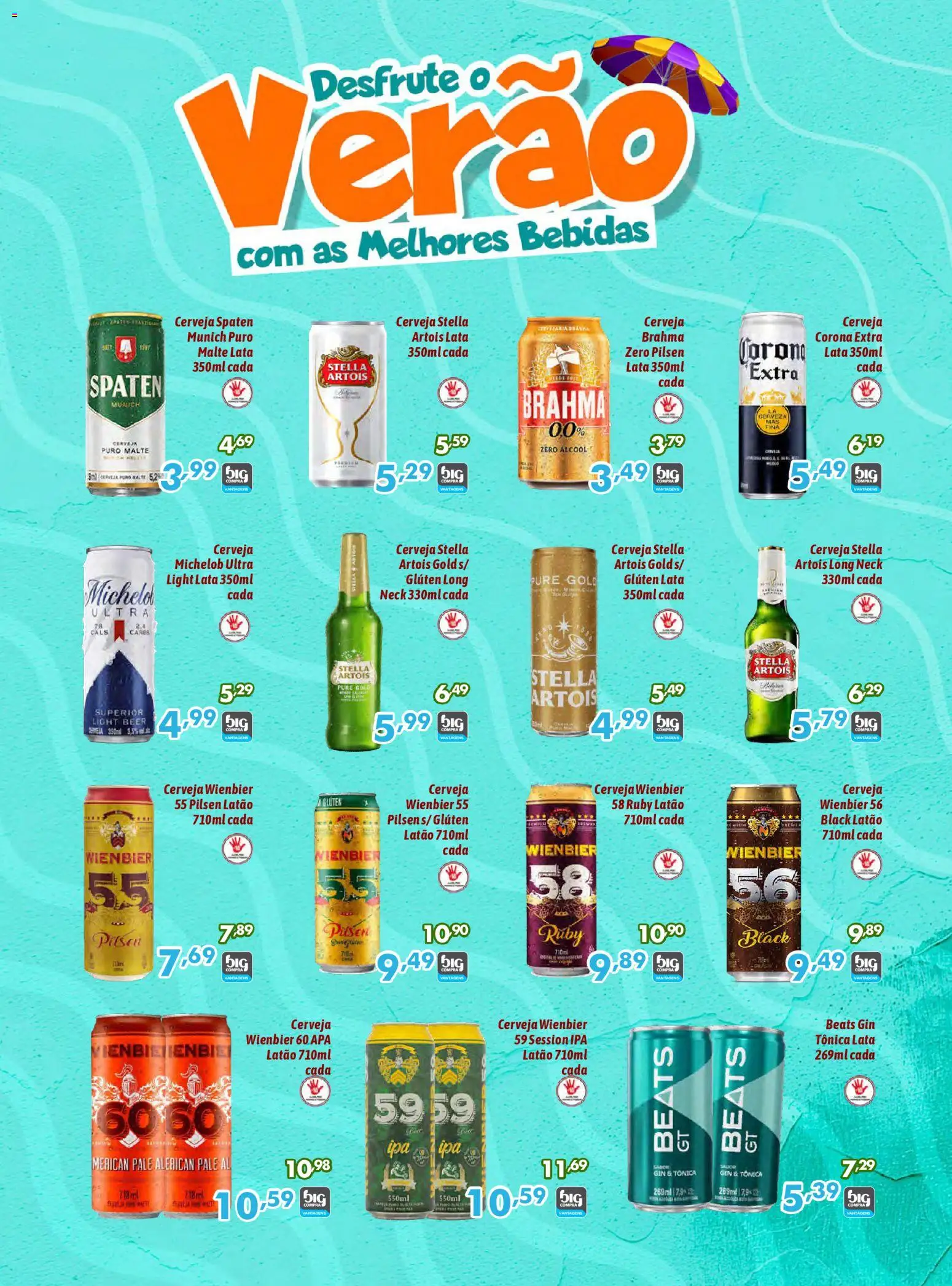 Big Compra Folheto - válido de 07.01.2026 | Página: 2 | Produtos: Cerveja, Gin