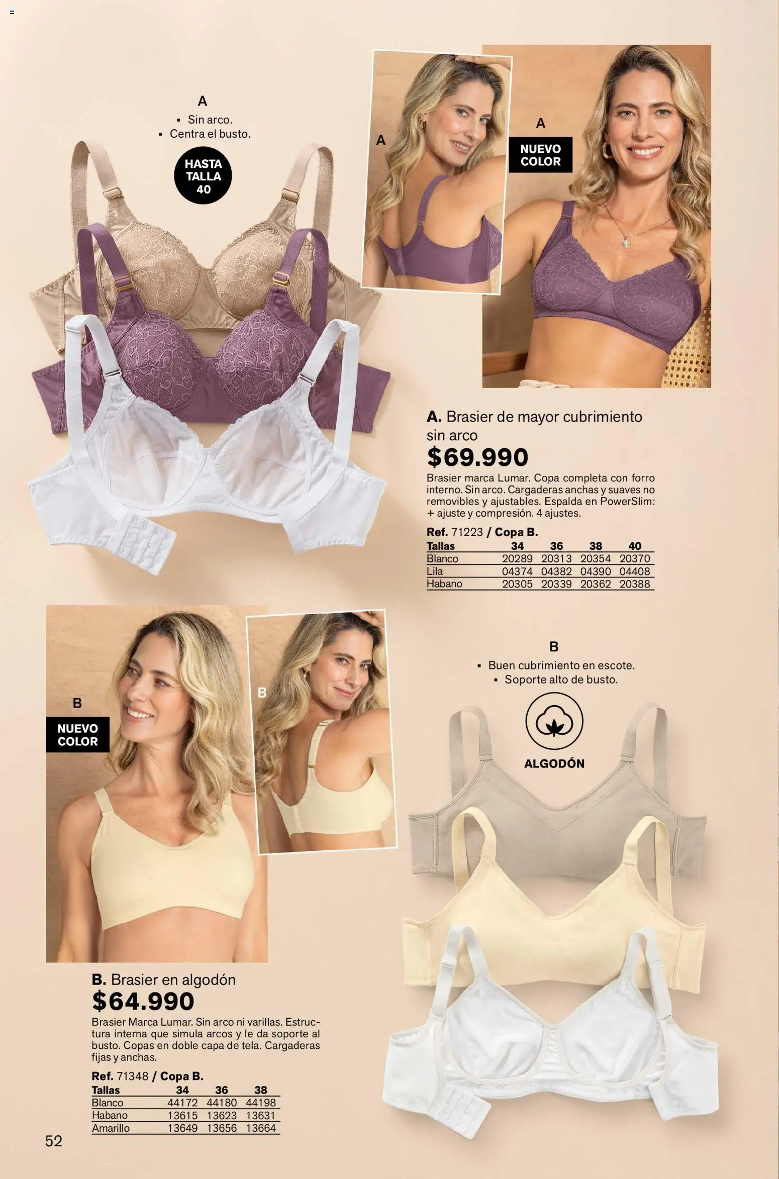 Leonisa revista - valida desde el 23.10.2025 | Página: 58 | Productos: Algodón, Brasier