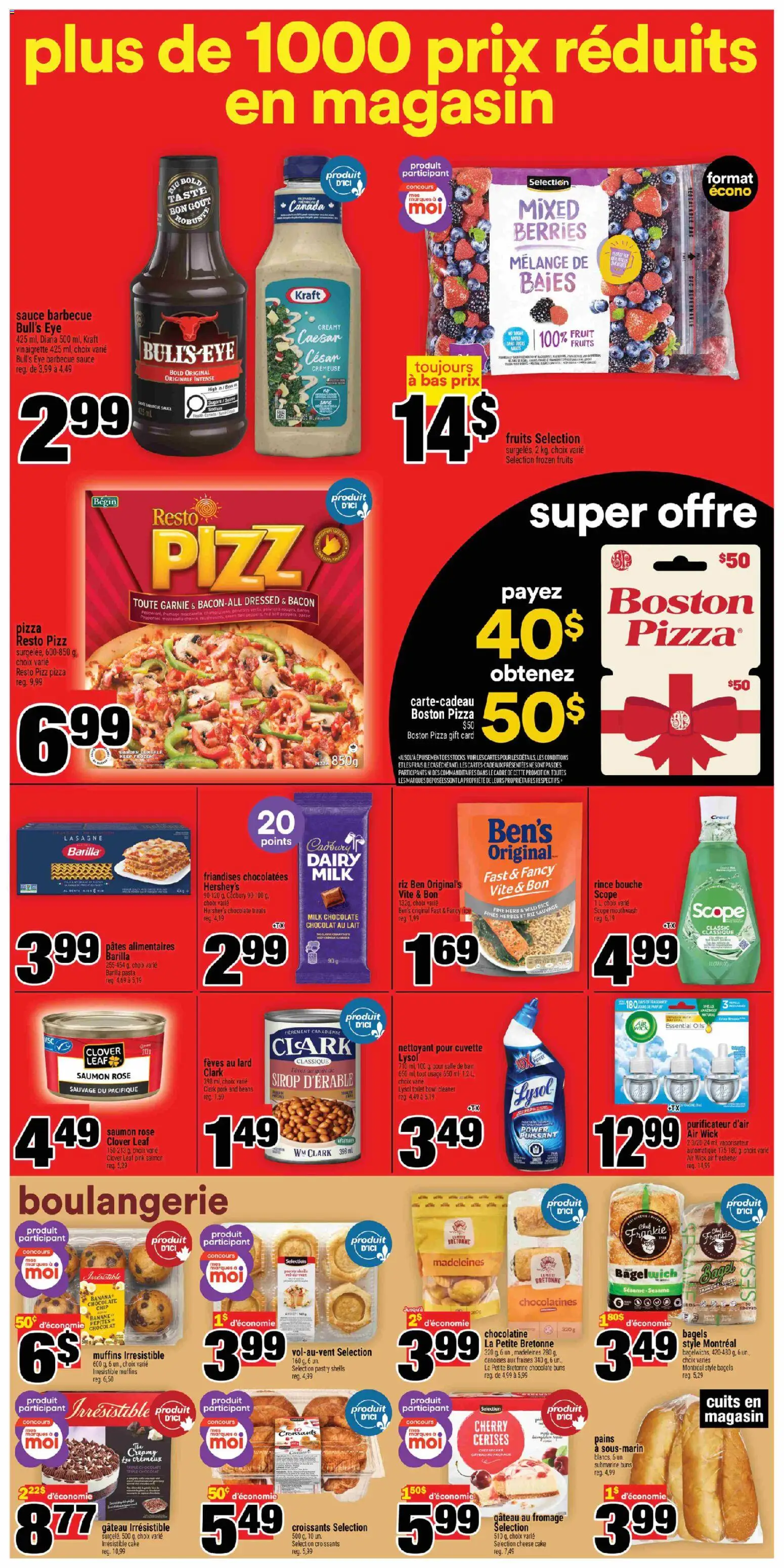 Super C flyer valid from 26.02.2026 | Page: 7 | Products: Milk, Cheese, Pizza, Pork