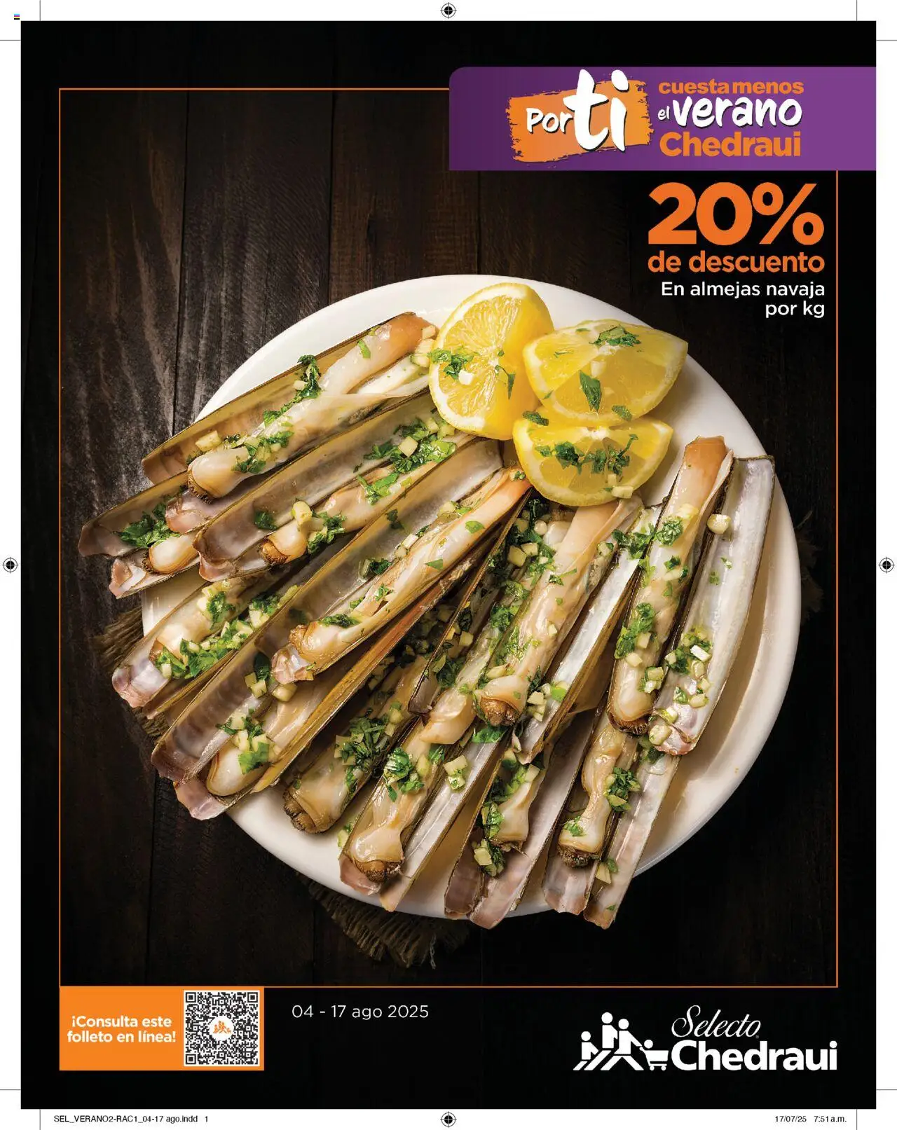 Nuevas ofertas de Chedraui válidas en toda la República Mexicana desde el 04.08.2025. ¡Encuentra las mejores ofertas en Chedraui - Folleto Cuesto Menos! | Página: 1 | Productos: Navaja