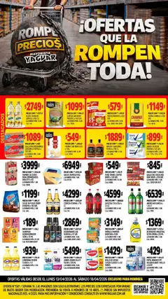 Vista previa Yaguar - Oferta Semanal Mendoza válido desde el 13.04.2026