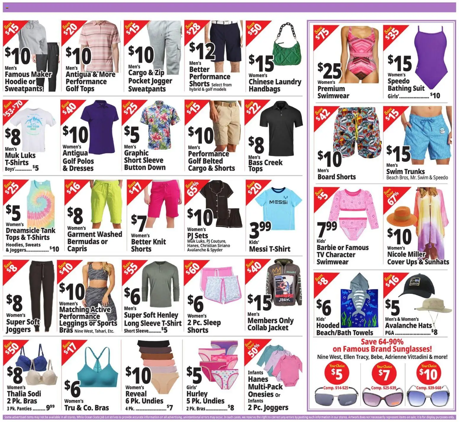 Ocean State Job Lot Weekly Ad - valid from 09.04.2026 | Page: 10 | Products: Hoodie, Swimwear, Tv, UPS