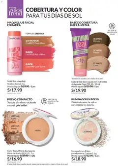 Vista previa de folleto Avon - Ciclo 01 de la Avon válido desde 01.01.2026 | Página: 12 | Productos: Aceite, Maquillaje, Polvo, Rubor