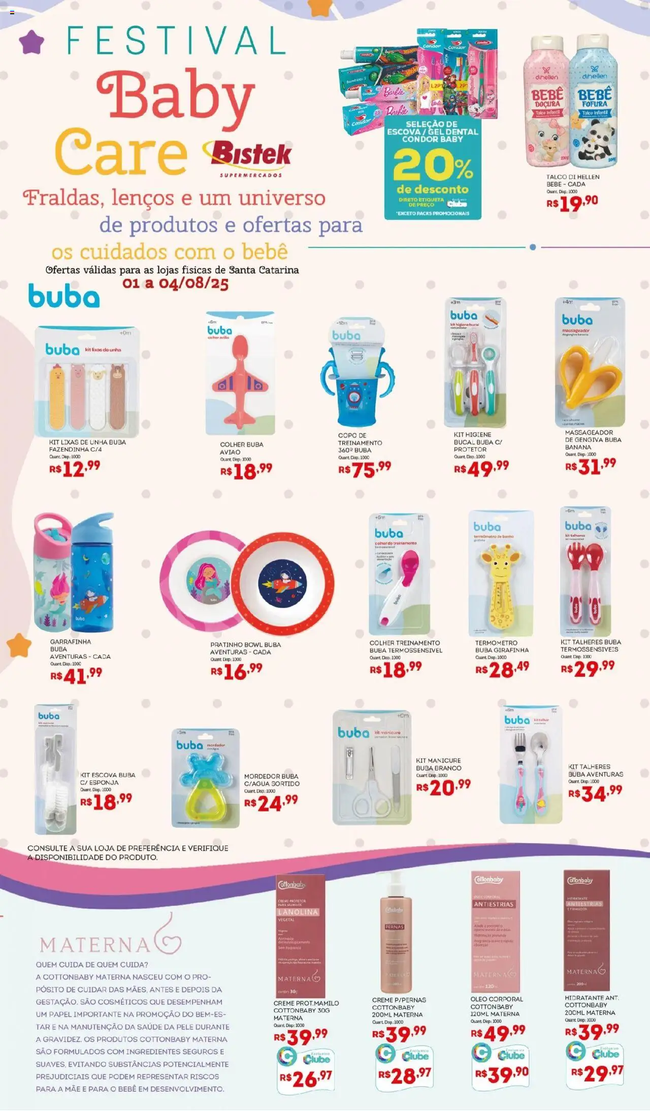 Bistek Supermercados Folheto - válido de 01.08.2025 | Página: 3 | Produtos: Termômetro, Esponja, Talheres, Óleo