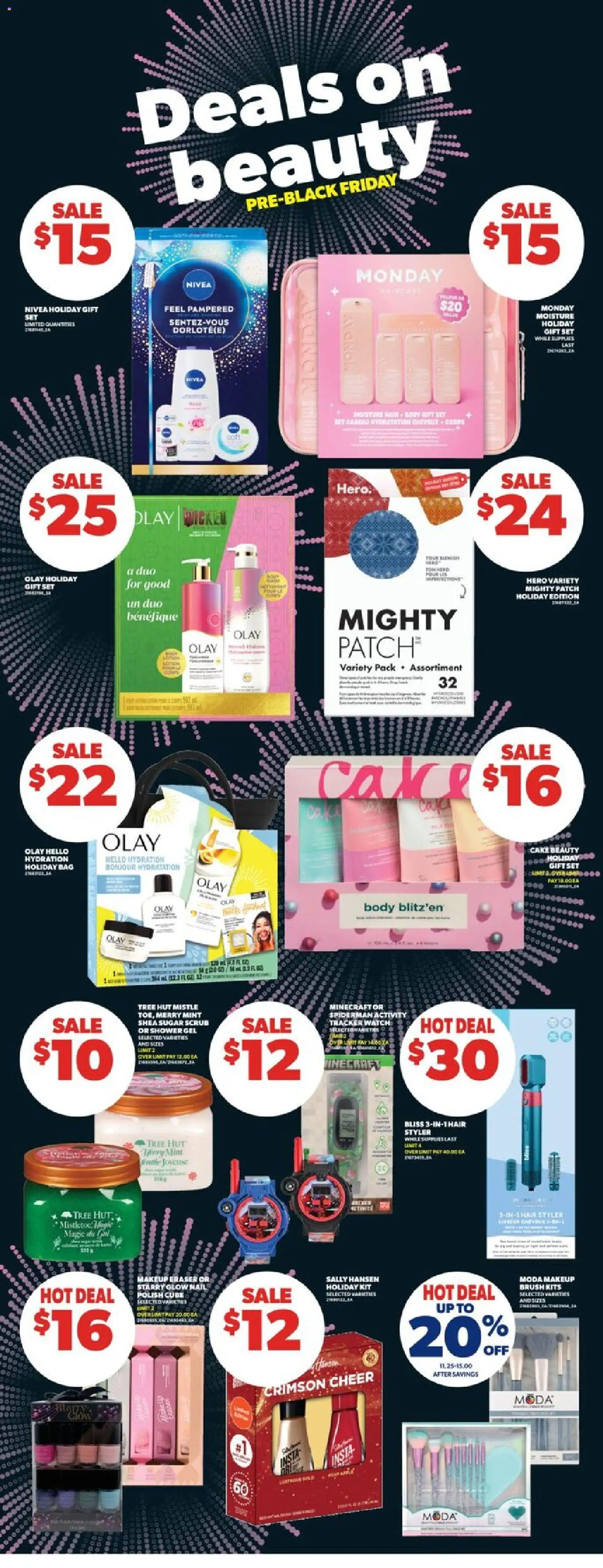 Real Canadian Superstore flyer valid from 13.11.2025 | Page: 29 | Products: Watch, Bag, Brush, Shower