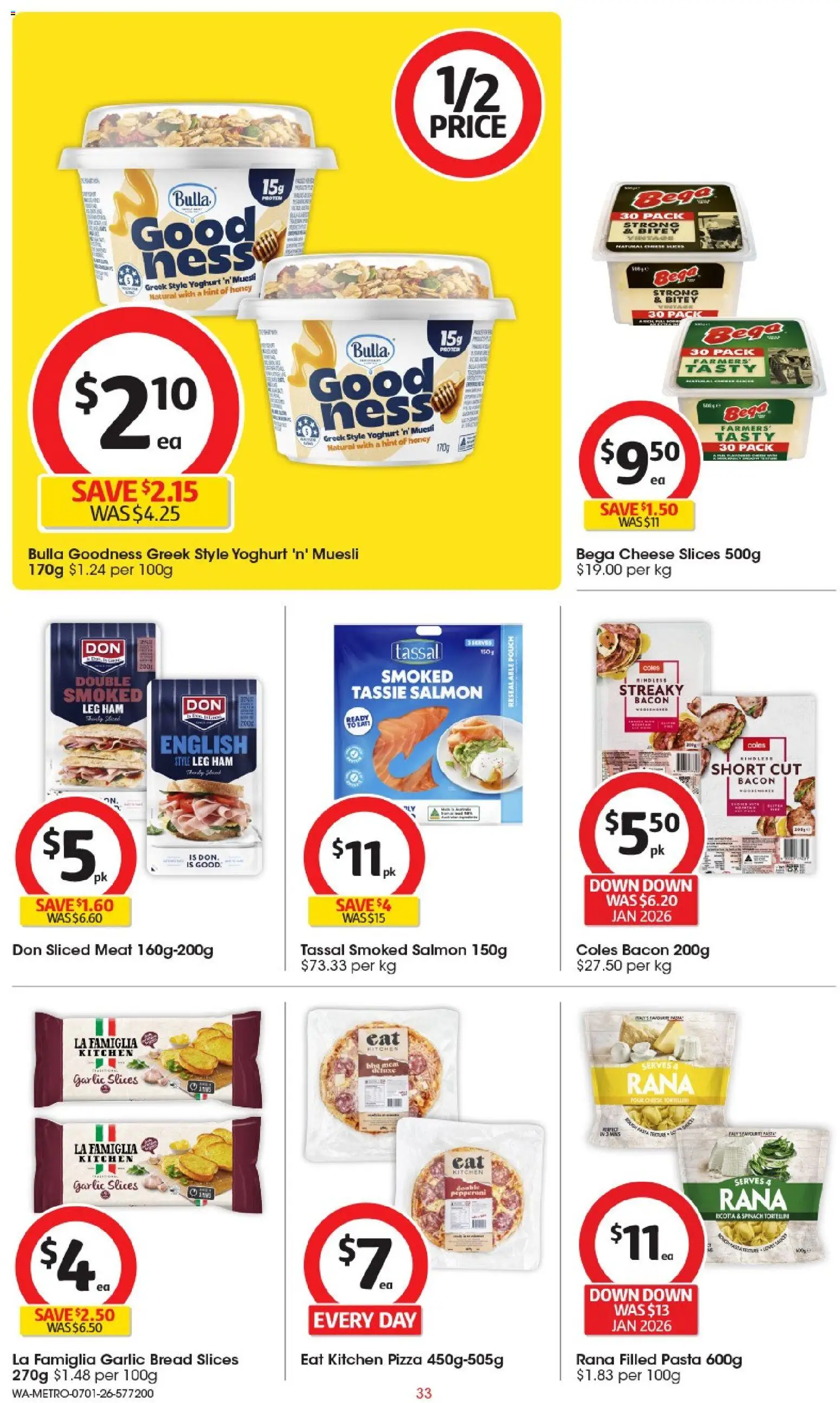 Coles catalogue - valid from 07.01.2026 | Page: 33 | Products: Bacon, Ham, Honey, Spinach