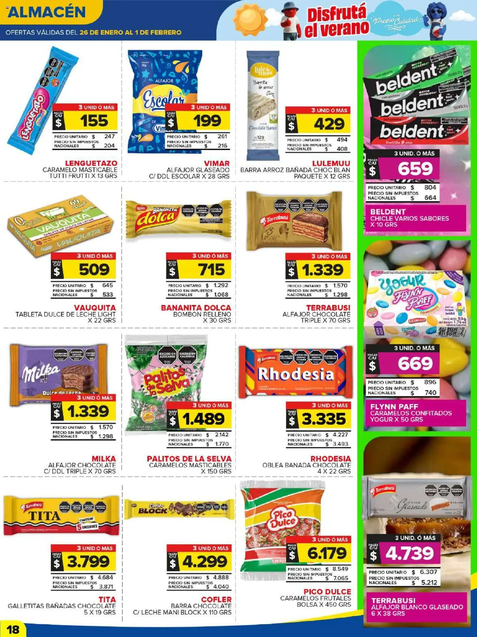 Carrefour Maxi catálogo │ válido desde el 26.01.2026 | Página: 18 | Productos: Bolsa, Peso, Dulce de leche, Leche